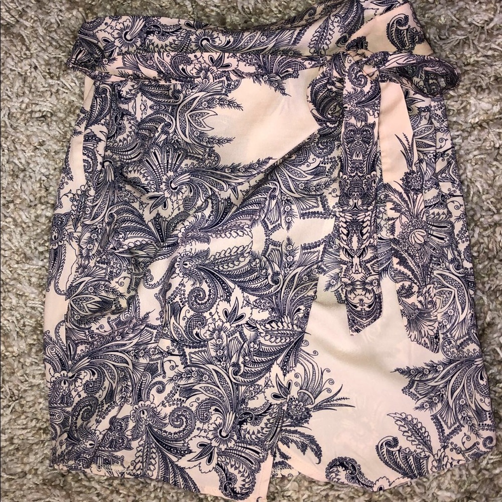 Misguided Wrap Skirt